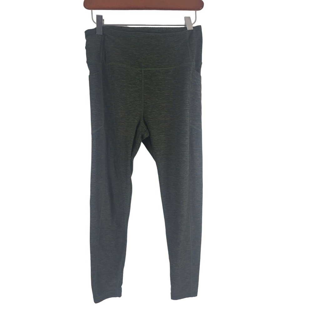 Victoria's Secret Leggings M Womens Dark Green Mid Rise Skinny Leg Bottoms
